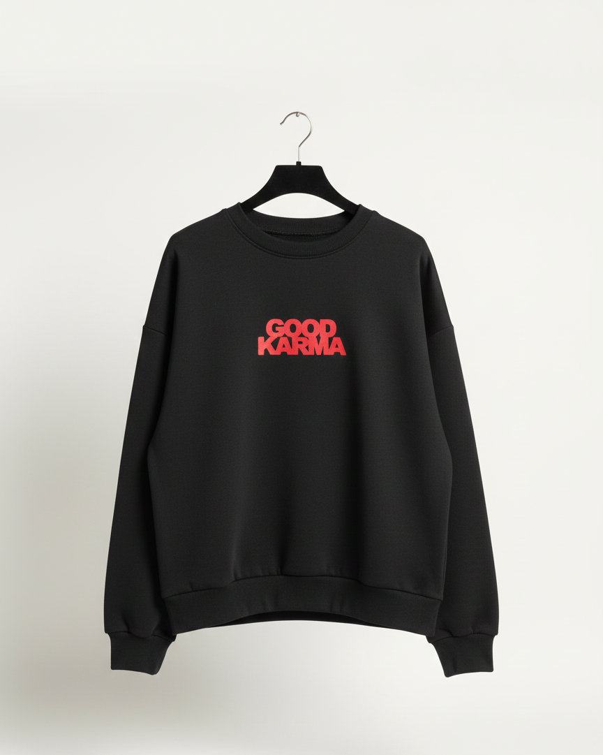 Baskılı Core Sweatshirt